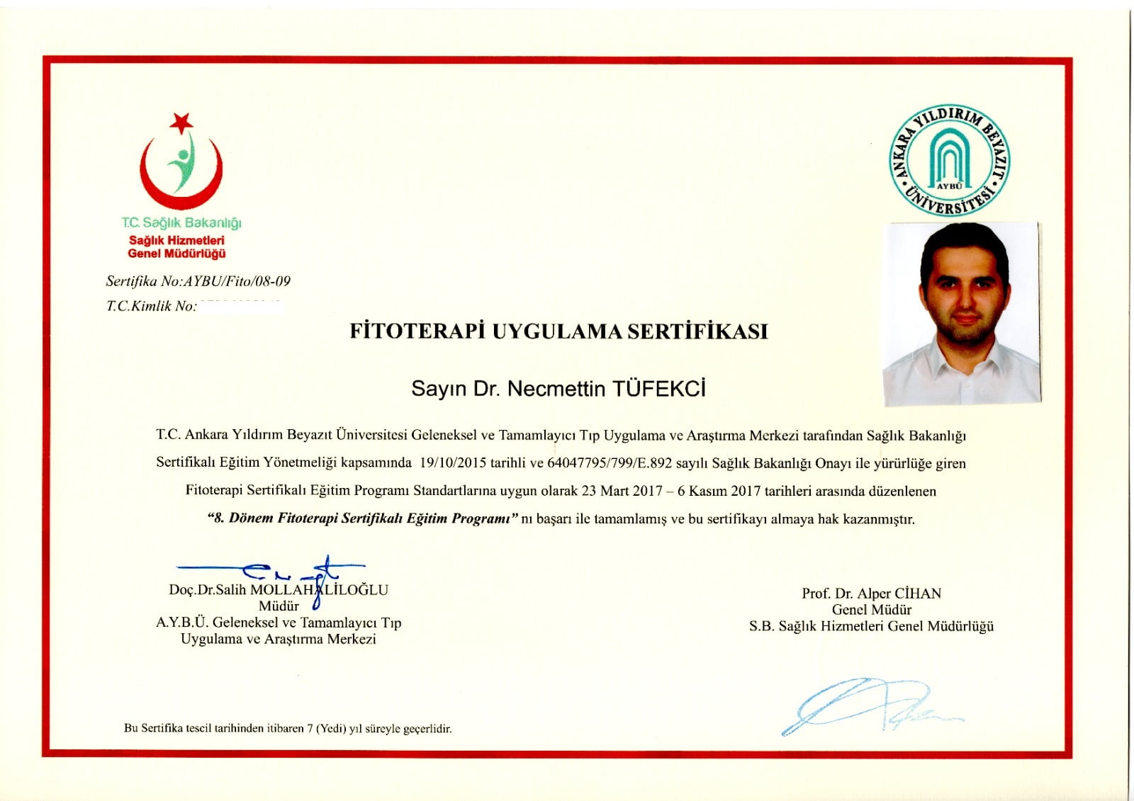 Fitoterapi Tedavisi Uygulayıcısı Diploması