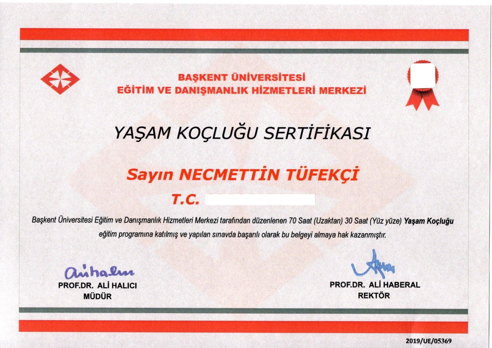 Yaşam Koçluğu Sertifikası